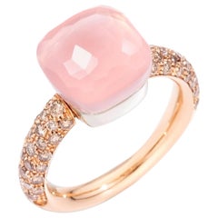 Pomellato Rose Quartz Nudo Classic Ring, A.C004BRO6/QR