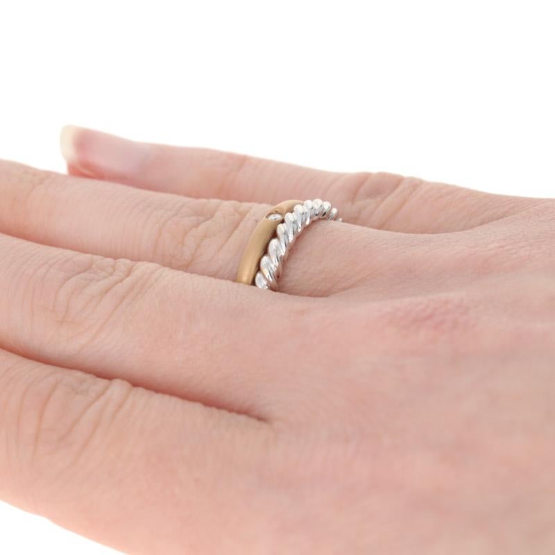 Pomellato Round Brilliant Diamond-Accented Ring, 18k Rose & White Gold 4