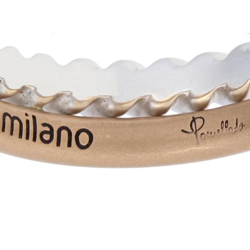 Pomellato Round Brilliant Diamond-Accented Ring, 18k Rose & White Gold 5