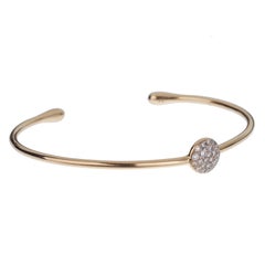 Bracciale Pomellato Sabbia in oro rosa 18k con diamanti e pave