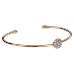 Bracciale Pomellato Sabbia in oro rosa 18k con diamanti e pave