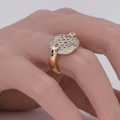 Pomellato Sabbia Brauner Diamantring aus 18 Karat Gold