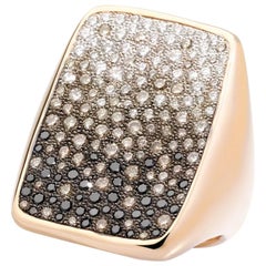 Pomellato Sabbia Cocktail Ring 18 Karat Gold und Diamant