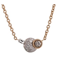 Pomellato, collier pendentif Sabbia en or rose 18 carats et diamants