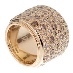 Pomellato Sabbia Diamond Band Gold Ring