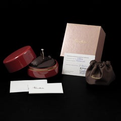 Pomellato Sabbia Diamond Cuff Bangle Bracelet 18K Rose Gold Full Set Box Papers