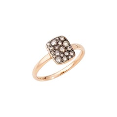 Pomellato Sabbia Ladies Brown Diamond Ring A.B903PO7/BR