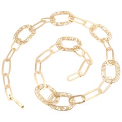 Pomellato Satin Gold Necklace from Arabesque Collection