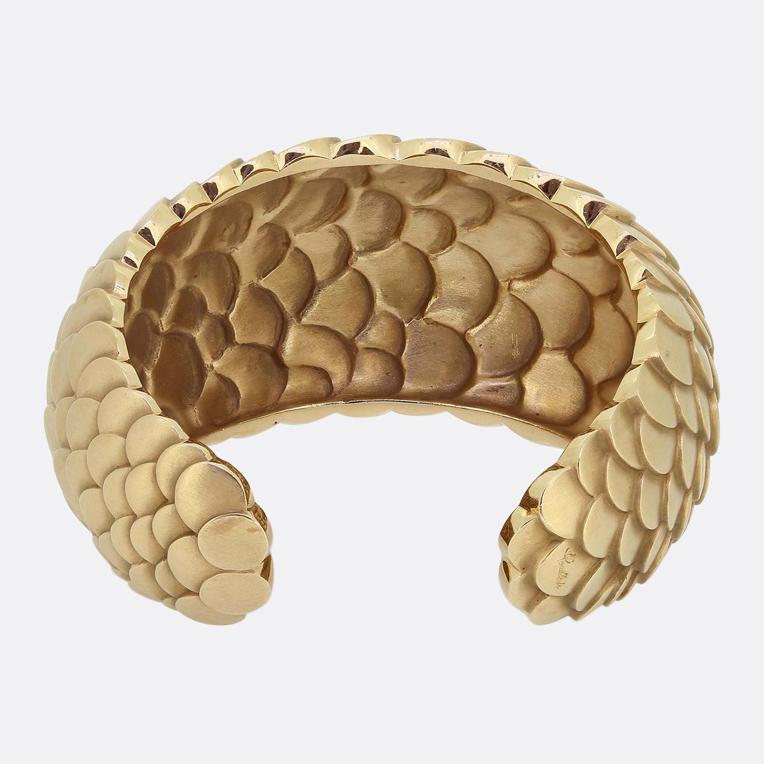 Women's or Men's Pomellato Sirène Cuff Bangle For Sale