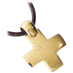 Pomellato Solid 18kt Gold Cross Pendant