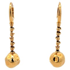 Pomellato Kugel-Ohrringe aus 18 Karat Gelbgold