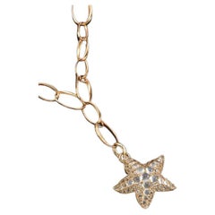 Pomellato Starfish Pendant Sirene in 18k Gold Moonstone and Topaz