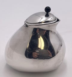 Pomellato Sterling Silver Honey Dish in Mid-Century Modern Style