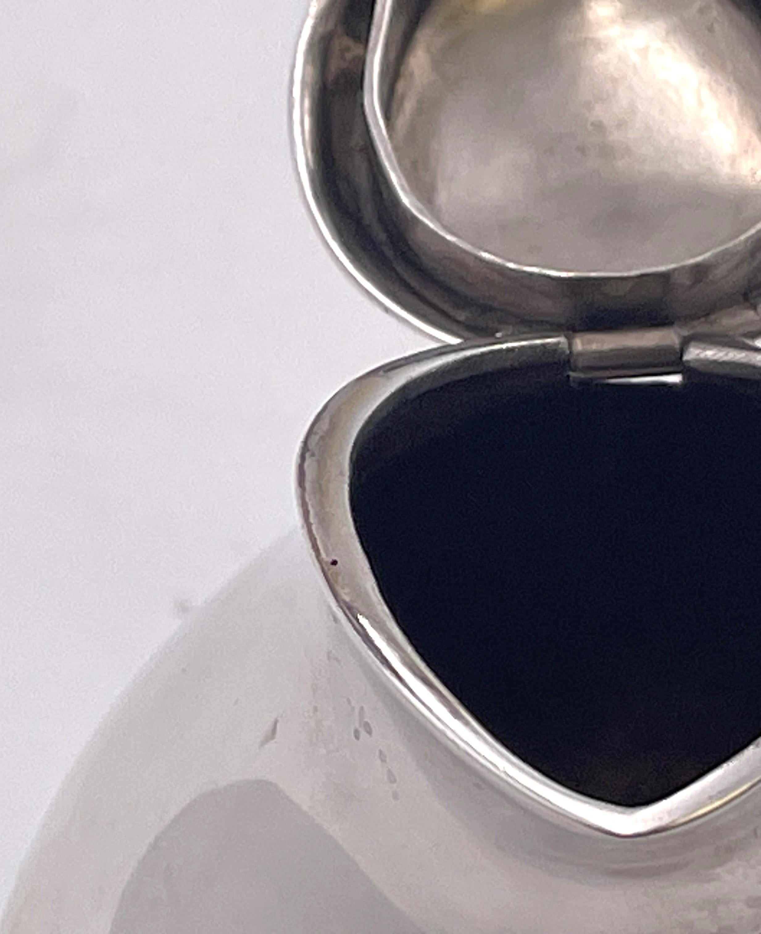 Pomellato, piatto da miele in argento sterling in stile metà secolo moderno In condizioni buone in vendita a New York, NY