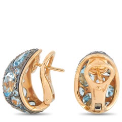 Pomellato Tabou 18K Yellow Gold Topaz Earrings