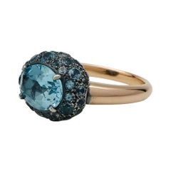 Pomellato Tabou Topaz in 18 Karat Rose Gold Ring