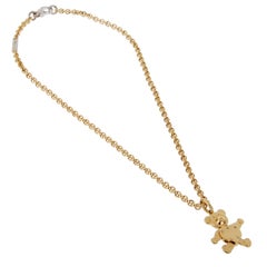 Pomellato Teddy Bear Yellow Gold Charm Necklace