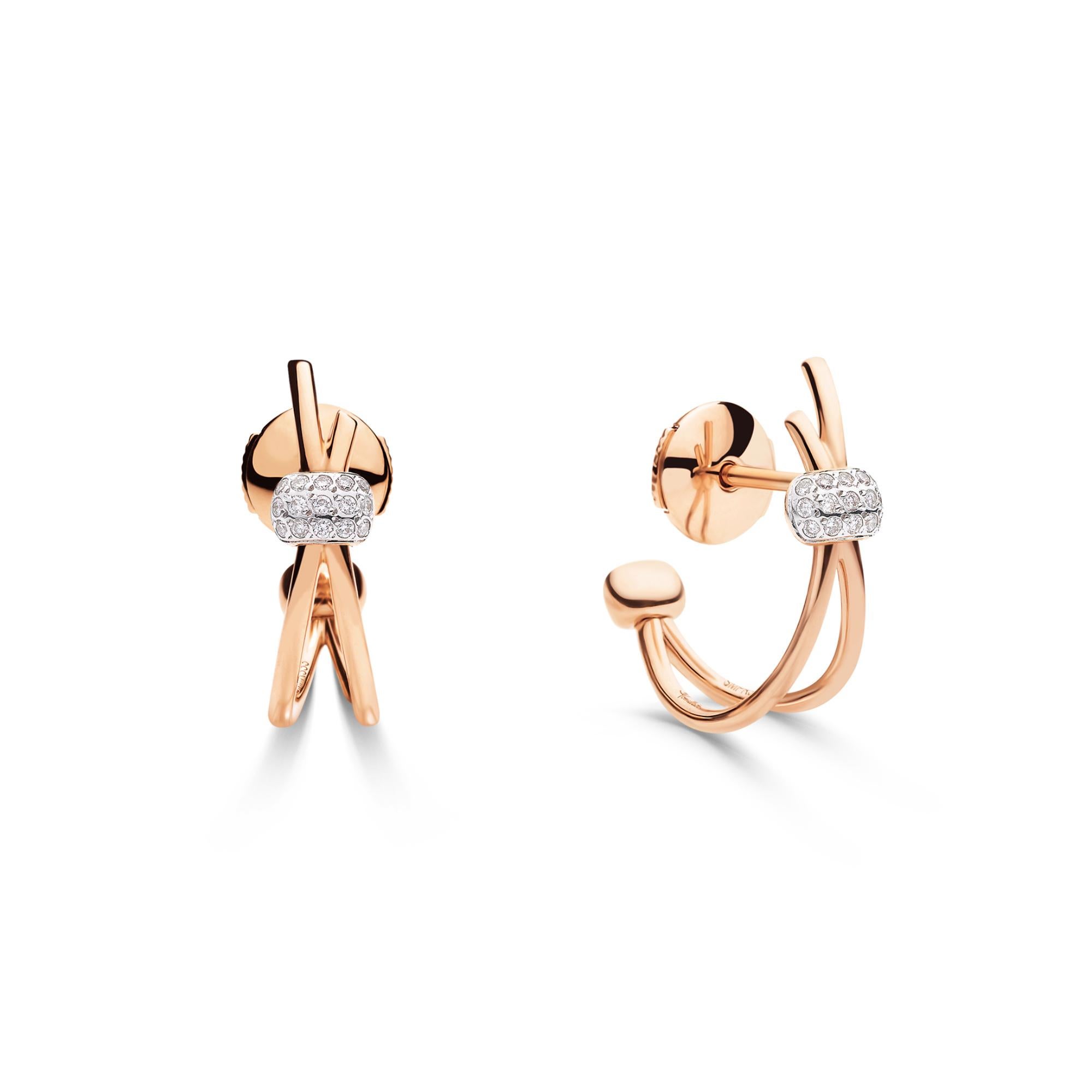 Pomellato Together Earring POC4012O7WHRDB000 In New Condition In Wilmington, DE