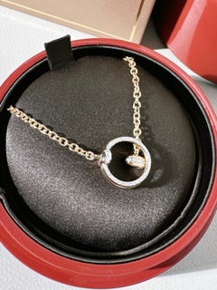 Pomellato Together Necklace 18K Rose Gold Pavé Diamonds