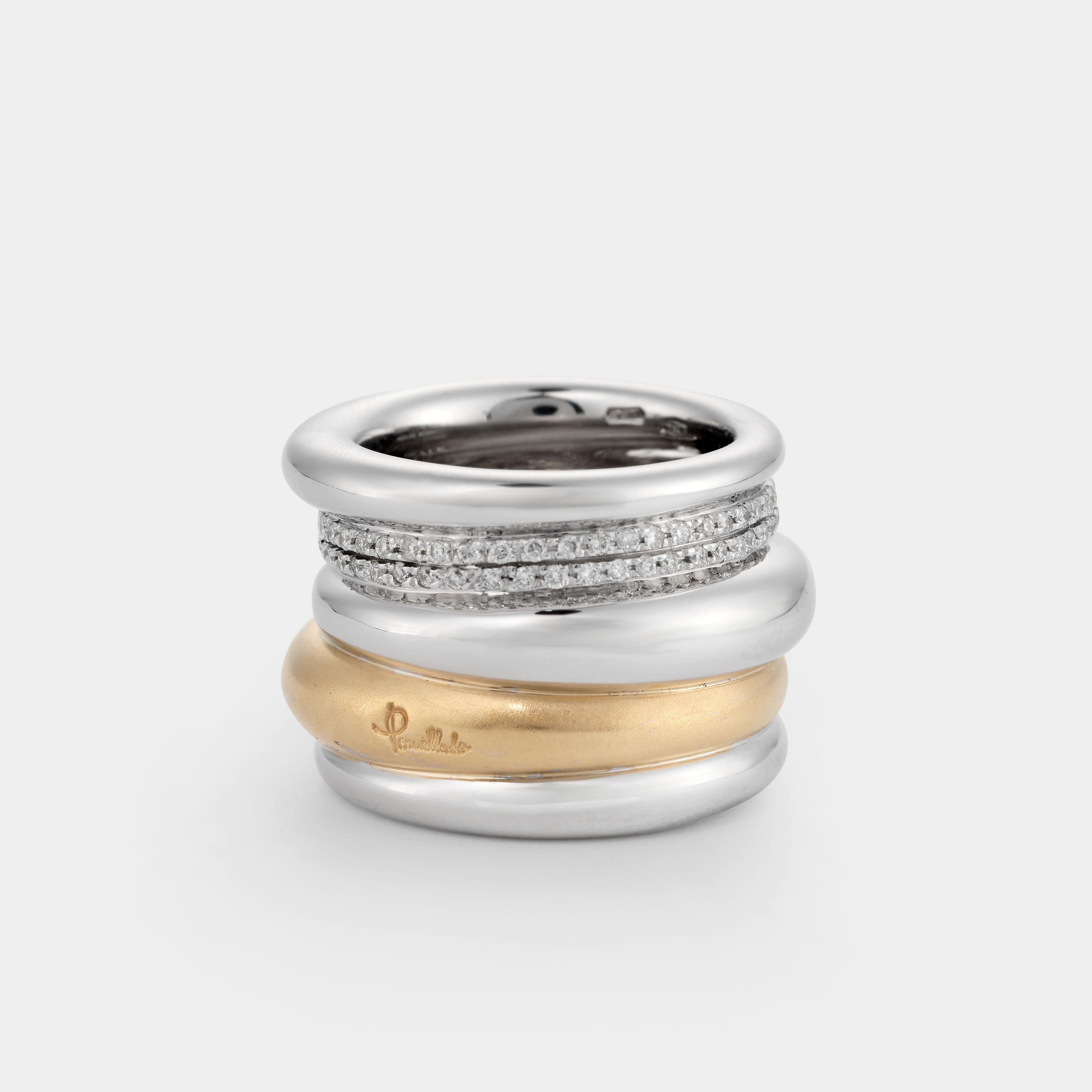 POMELLATO Anillo tubular Contemporáneo en venta