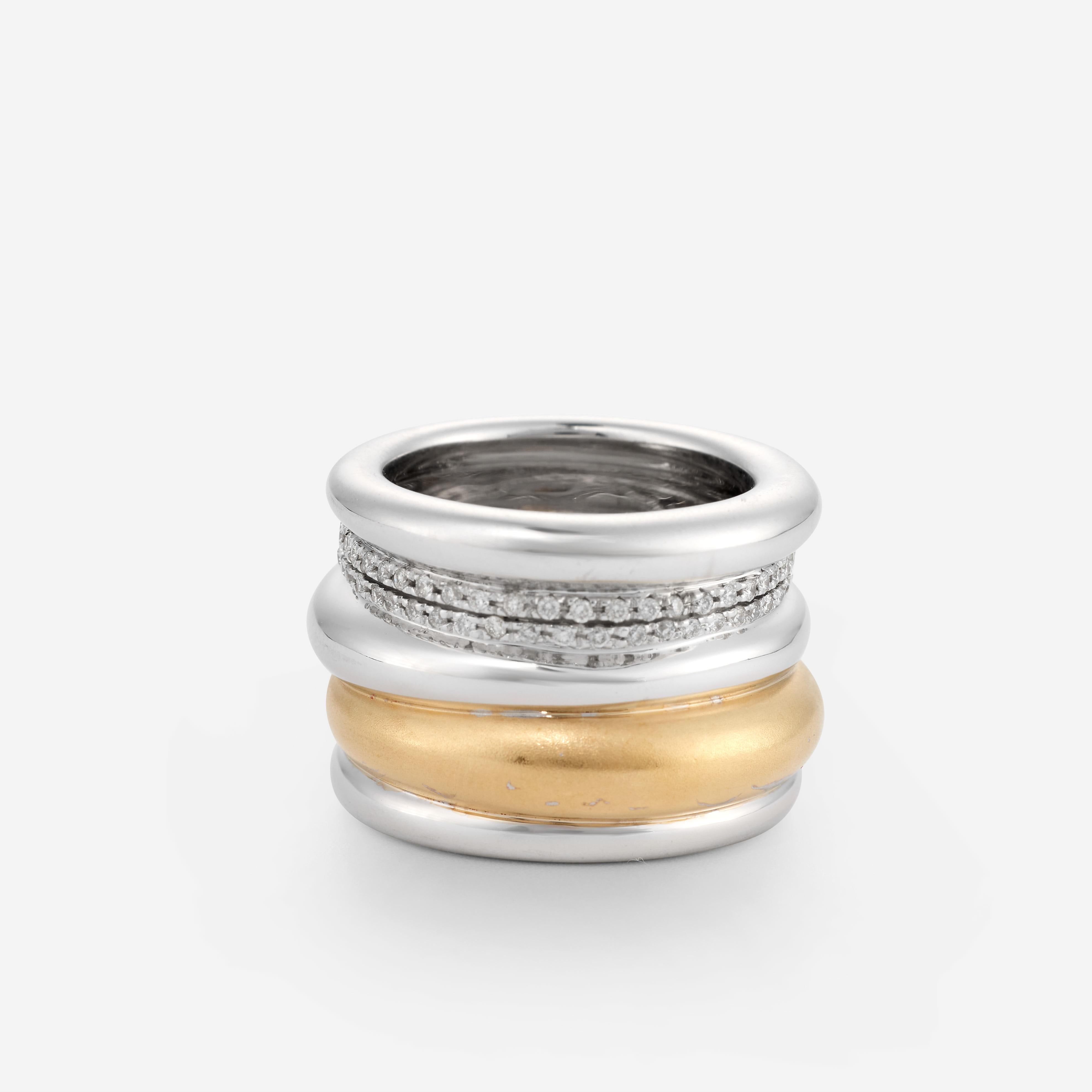 POMELLATO Anillo tubular Corte brillante en venta