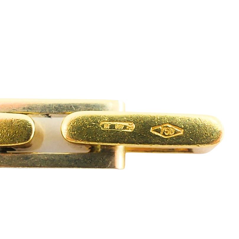 Pomellato Zweifarbige 18k Gold Cabrio-Halskette im Angebot 7