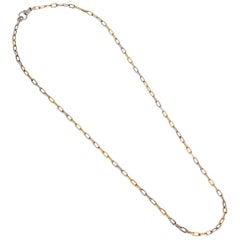 Pomellato Two-Tone Chain Link Vintage Necklace