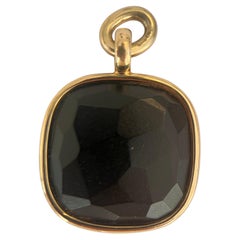 Pomellato Victoria Pendant 18k Yellow Gold  Extra Large Jet Pendant