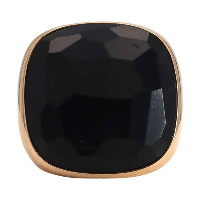 Pomellato Victoria Rose Gold Jet Ring