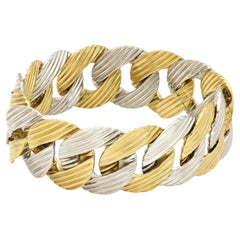 Pomellato Vintage 18ct Bi-Colour Gold Bracelet cira 1980