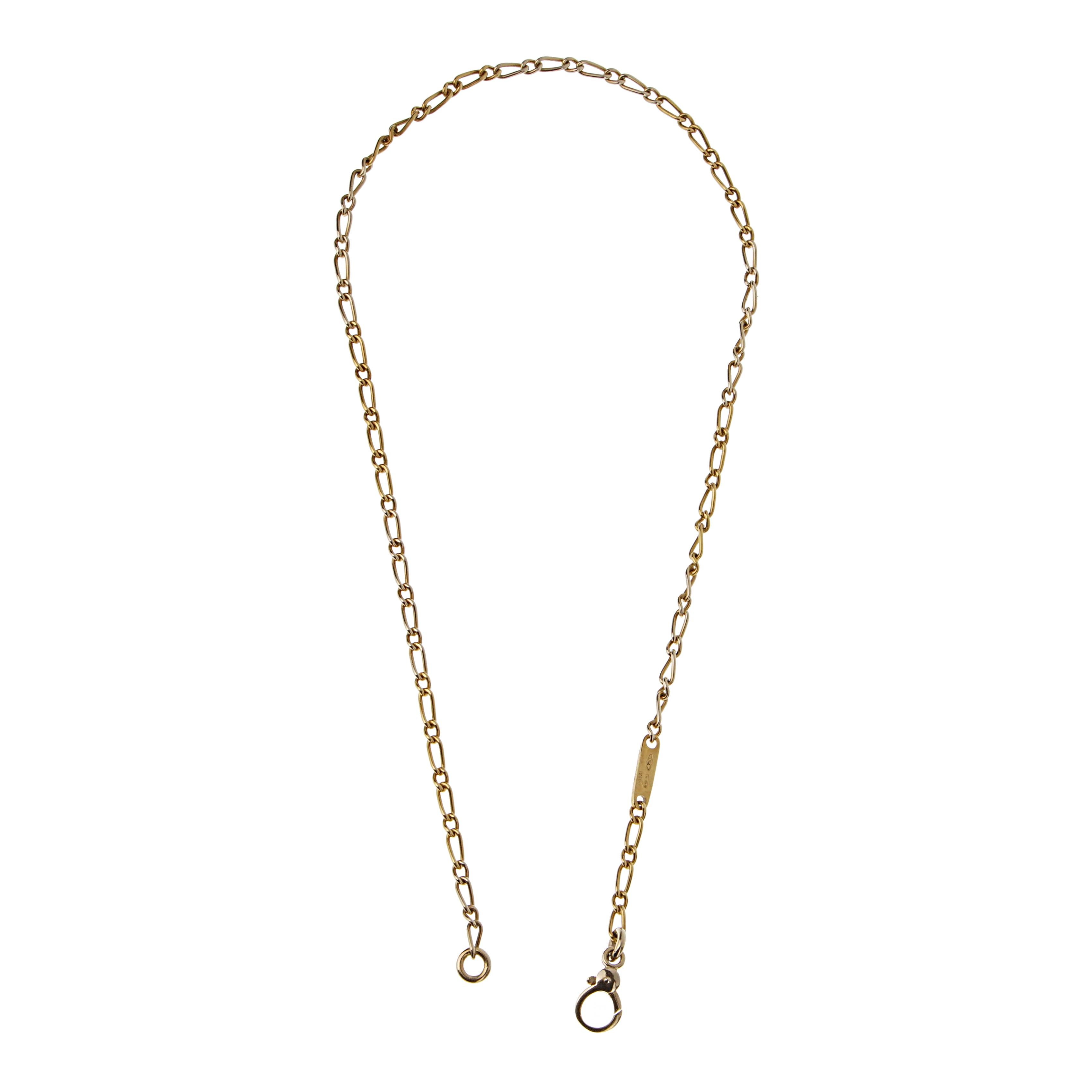 Pomellato Vintage Collana a catena in oro giallo Figaro 18k In condizioni ottime in vendita a Feasterville, PA