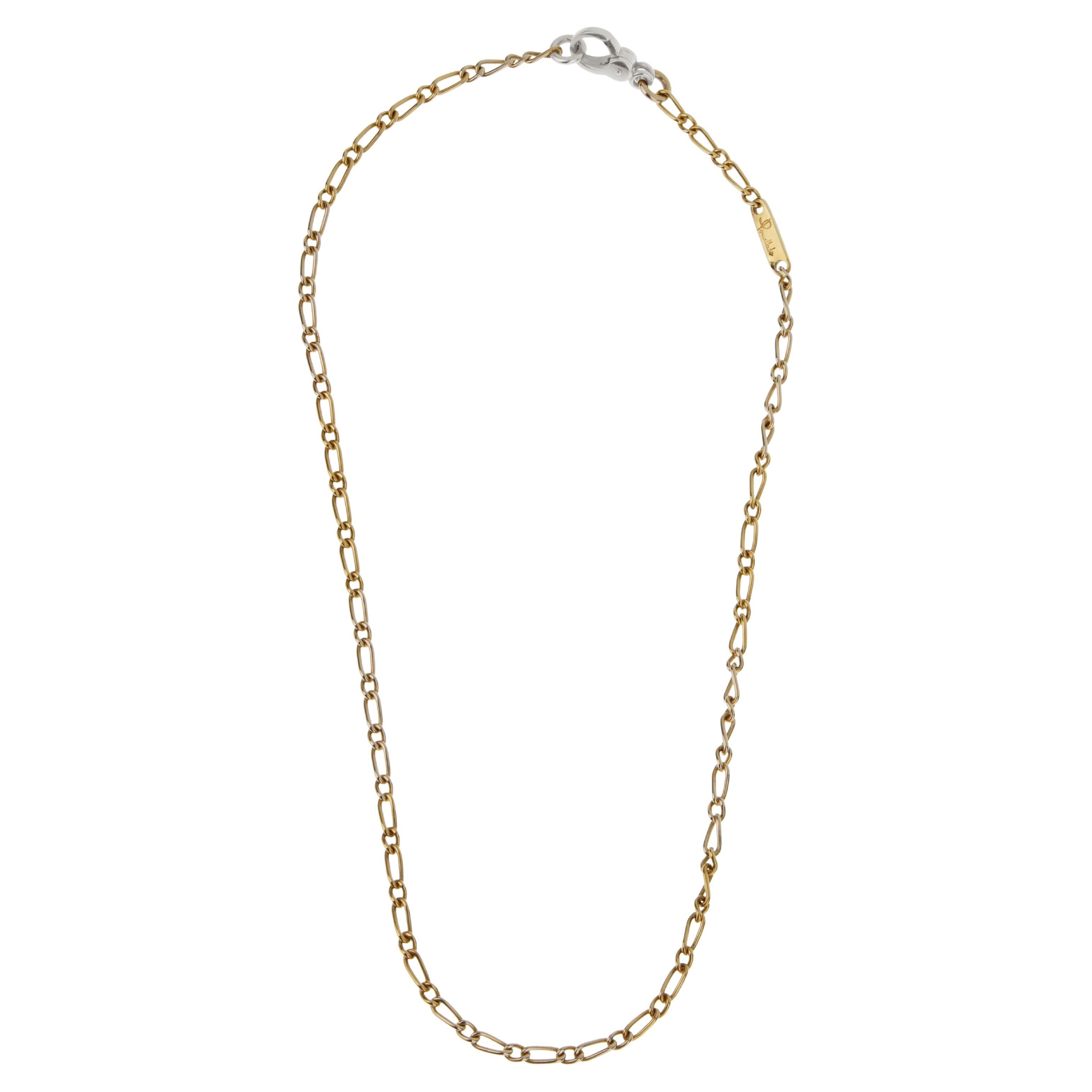 Pomellato Vintage Collana a catena in oro giallo Figaro 18k