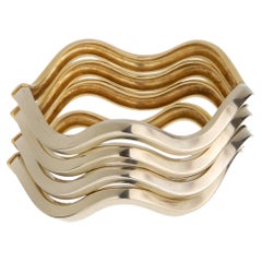 Pomellato Vintage Suite Bangle in oro bianco e giallo 18 ct.