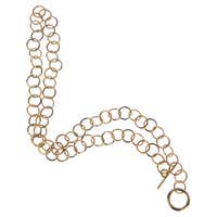 Iconic Pomellato Diamond & Gold Chain Bracelet Necklace Earrings Ring Set Suite