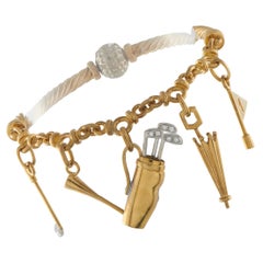 Pomellato Vintage 18K Yellow Gold Golf Bracelet PO10-122325