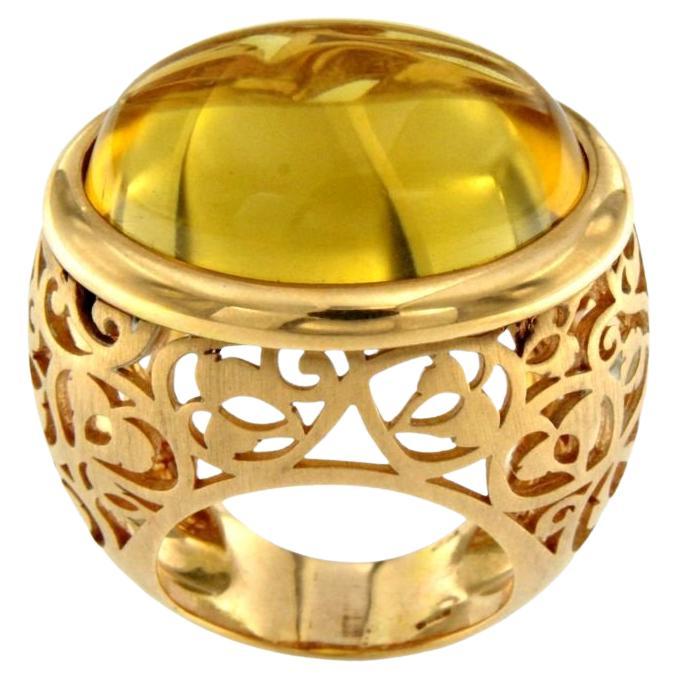Pomellato Vintage Arabesque Ring in Rose Gold For Sale