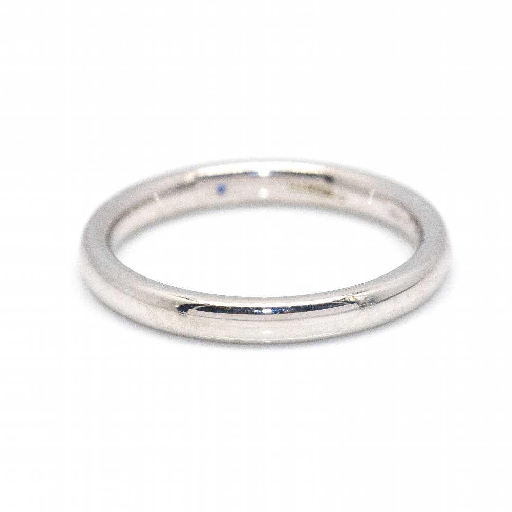 Whiting Anello Nuziale in Oro Bianco Zaffiro In condizioni Nuovo in vendita a Barcelona, CT