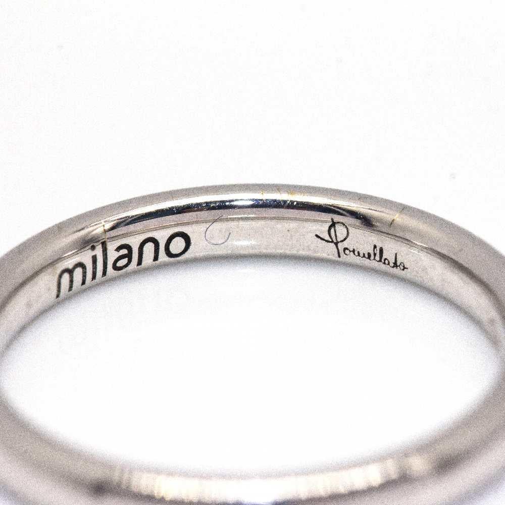 Donna Whiting Anello Nuziale in Oro Bianco Zaffiro in vendita