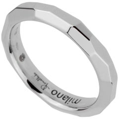 Anillo Pomellato Oro Blanco Corte Diamante