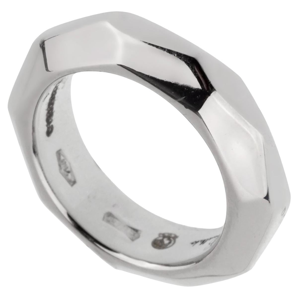 Ciondolo Pomellato in oro bianco con taglio a diamante