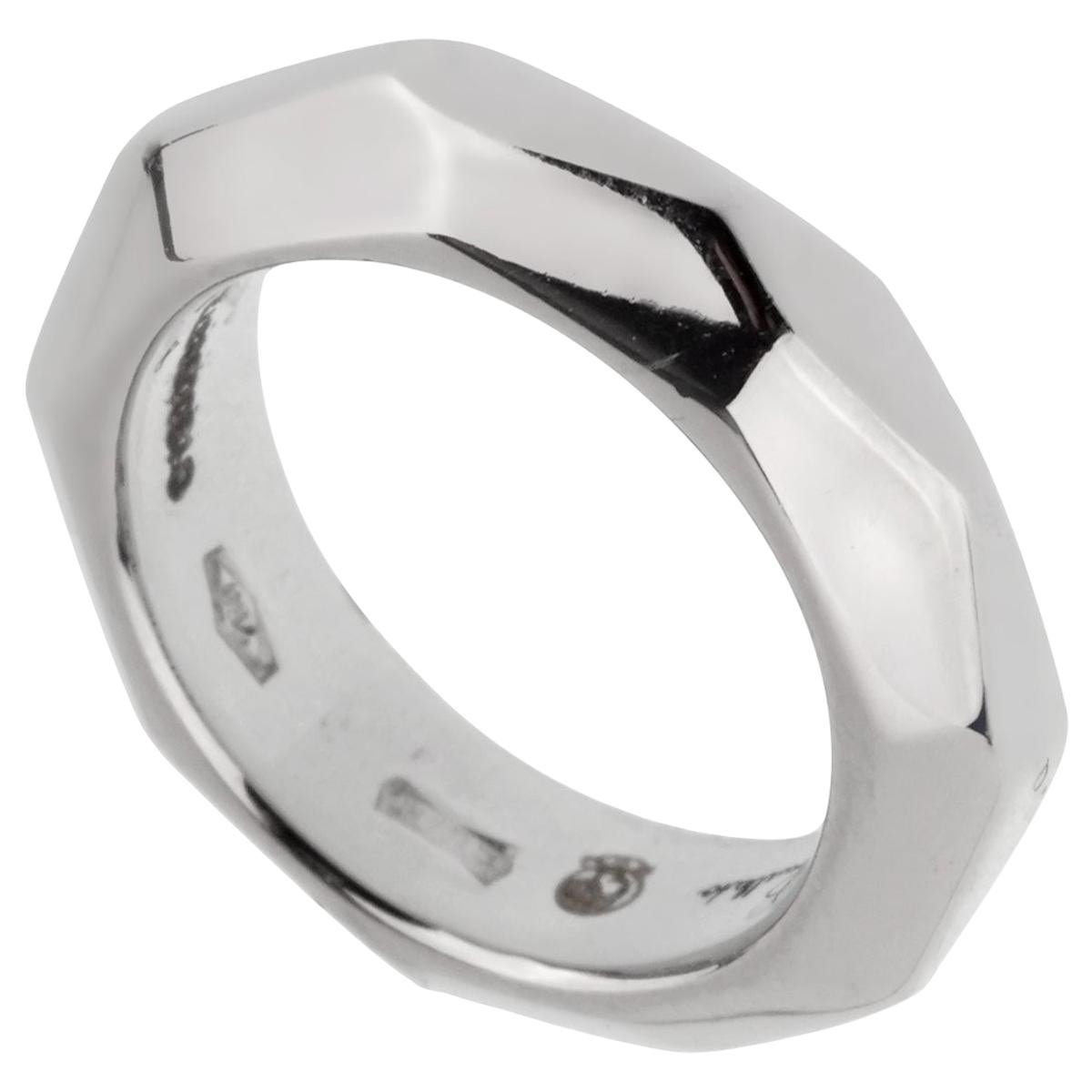 Ciondolo Pomellato in oro bianco con taglio a diamante