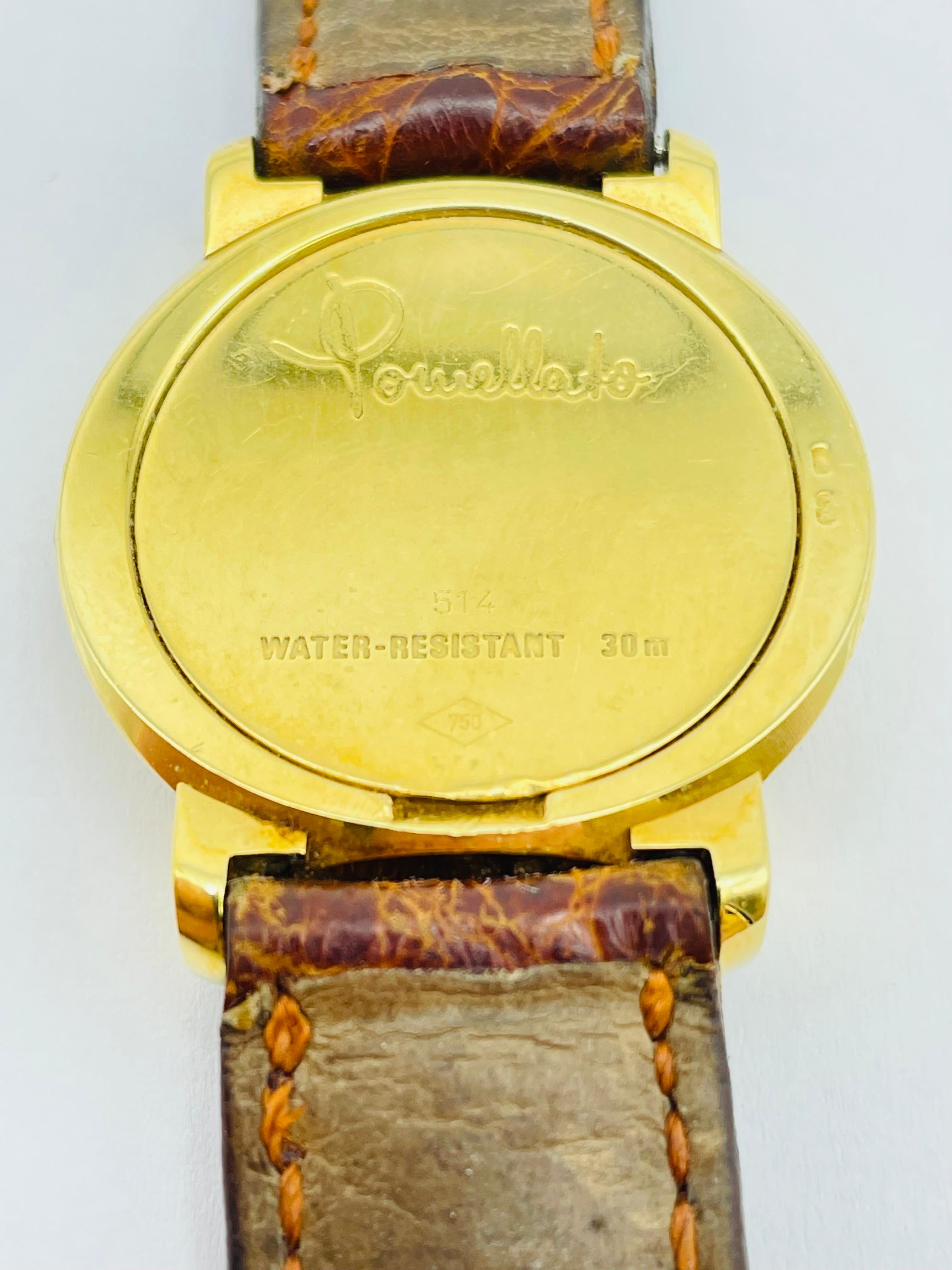 Pomellato Wristwatch 18k Yellow Gold For Sale 13