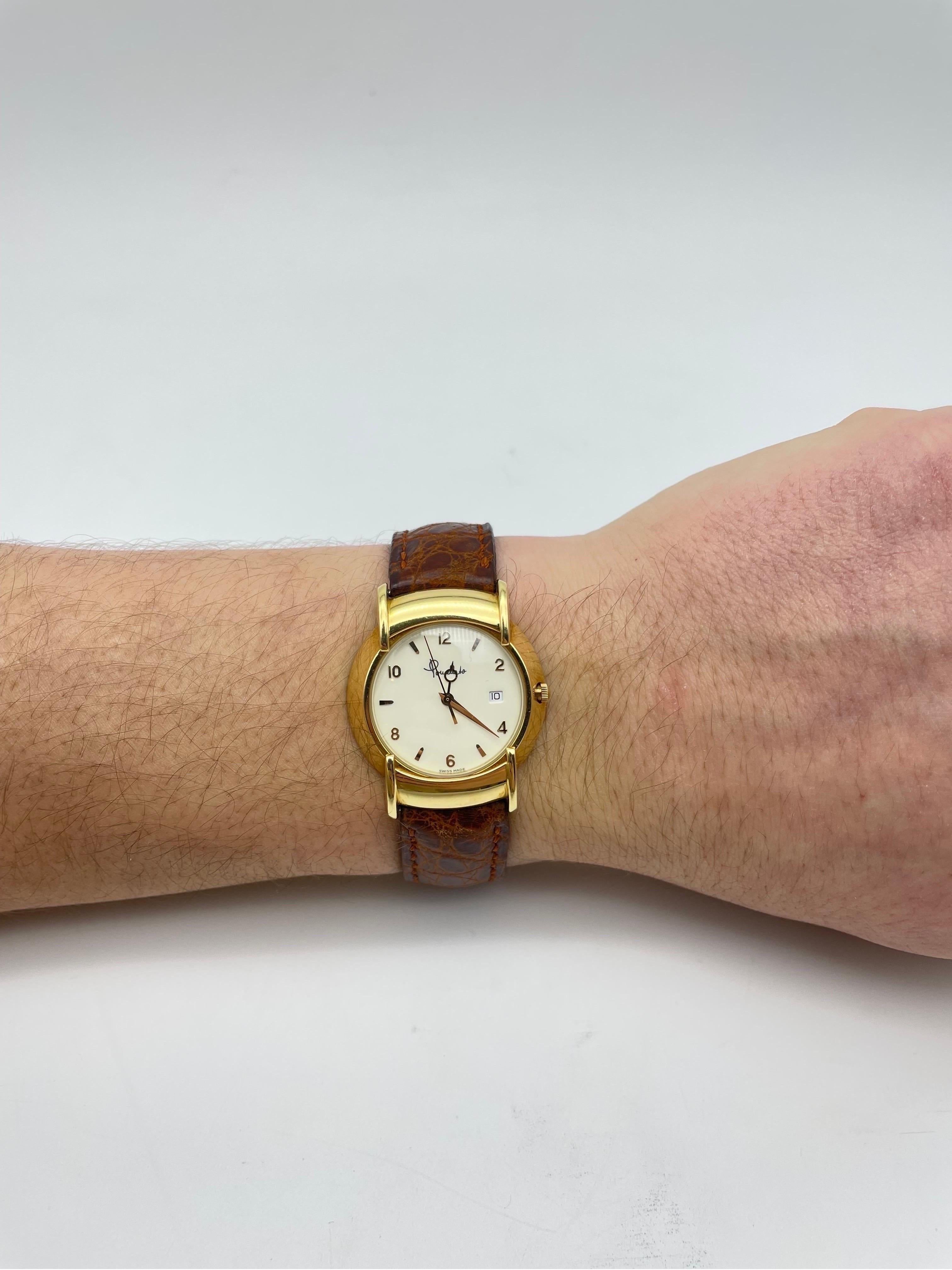 Pomellato-Armbanduhr aus 18 Karat Gelbgold für Damen oder Herren im Angebot