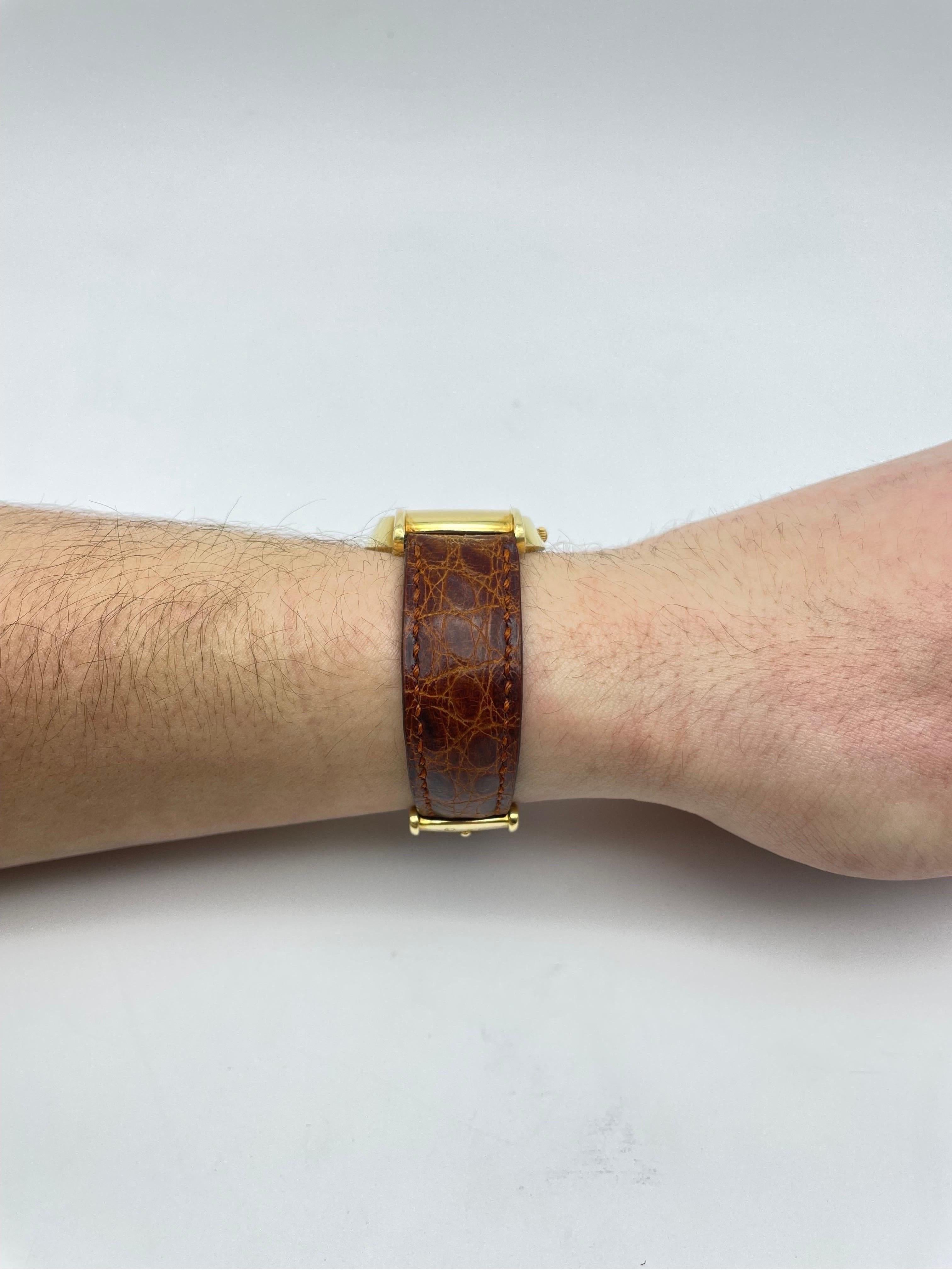 Pomellato-Armbanduhr aus 18 Karat Gelbgold im Angebot 2