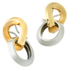 Pomellato Yellow and White Gold 18K Earrings
