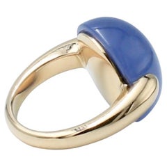 Pomellato Yellow Gold 18k and Calcedonio Stone from Luna Collection Ring