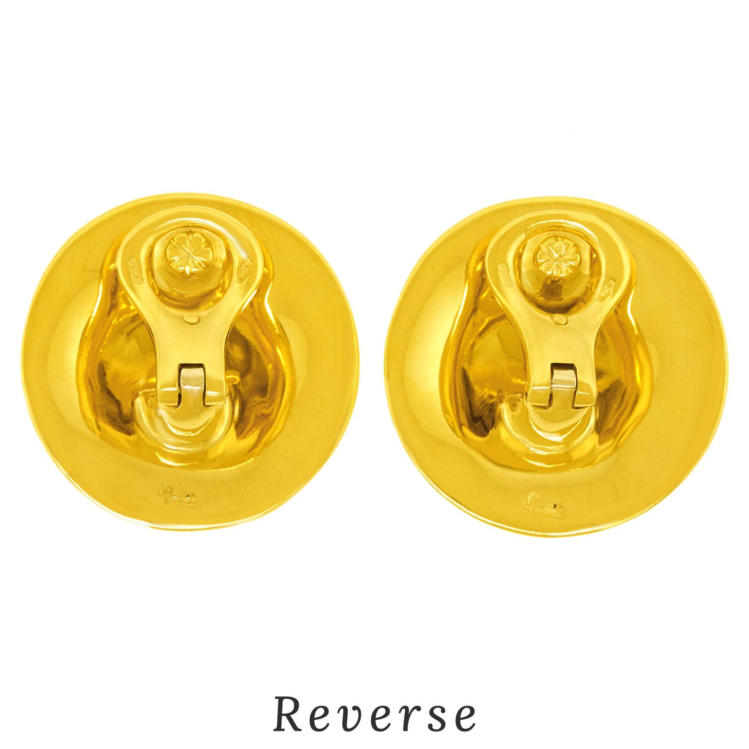 Pomellato Gelbgold-Ohrringe im Angebot 4