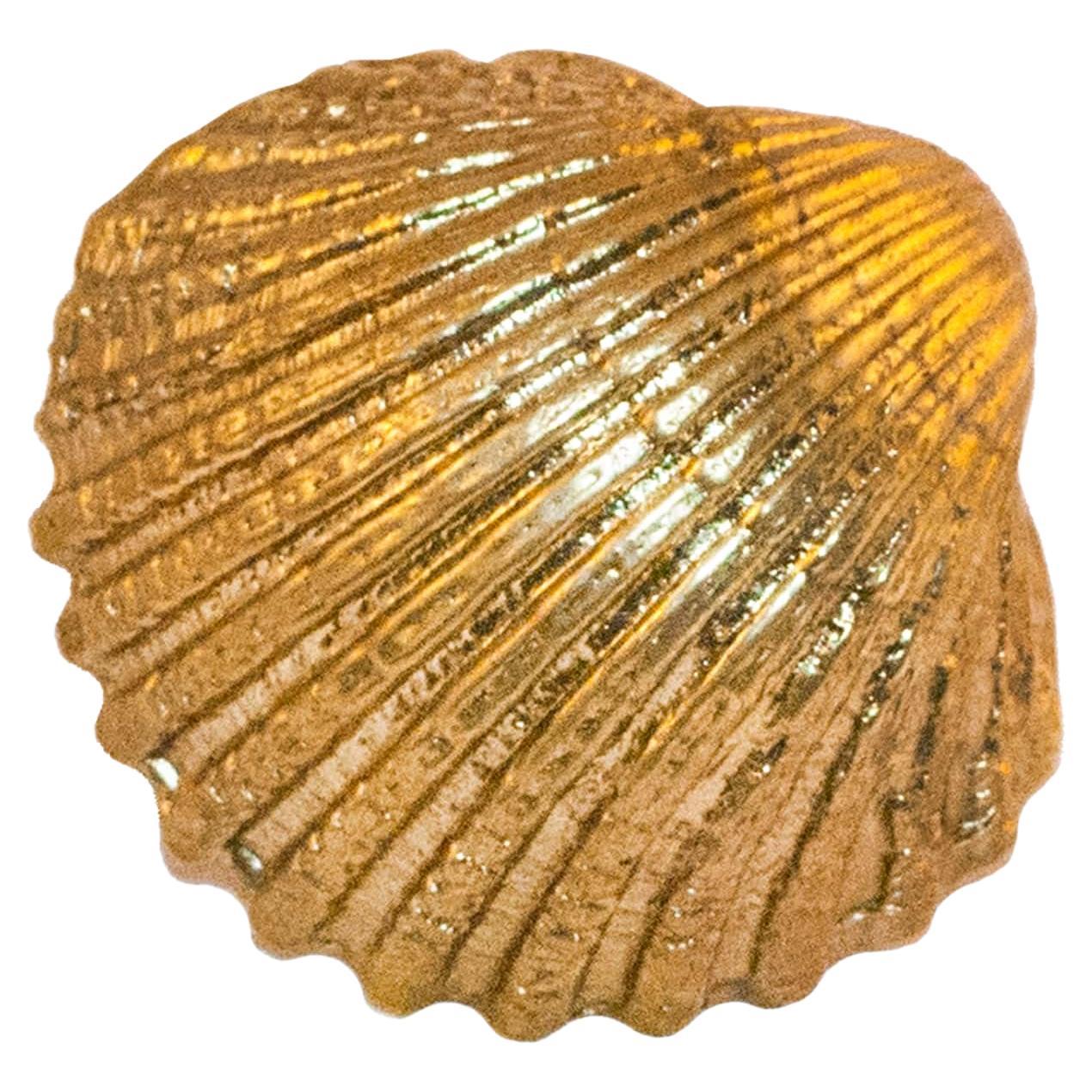 Coquille de bouton en laiton moulé BR_POM 114