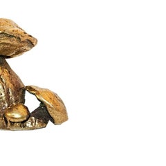 Pomello in ottone Chalet a forma di fungo