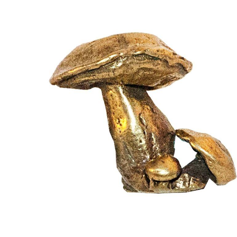 Chalet mushroom-shaped brass knob In New Condition For Sale In Firenze, FI